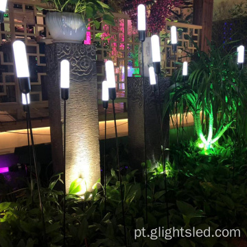 Decoração externa com mudança de cor de luz LED para jardim